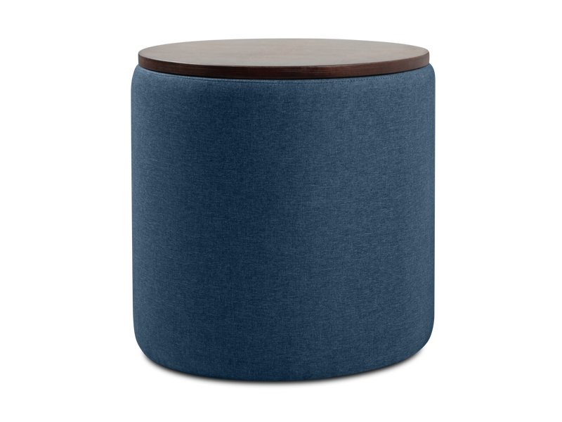 Пуф Арис Рогожка Синий