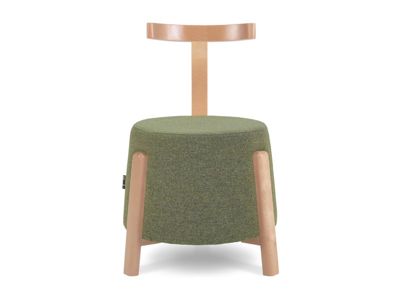 Пуф Гекот Рогожка Оливковый