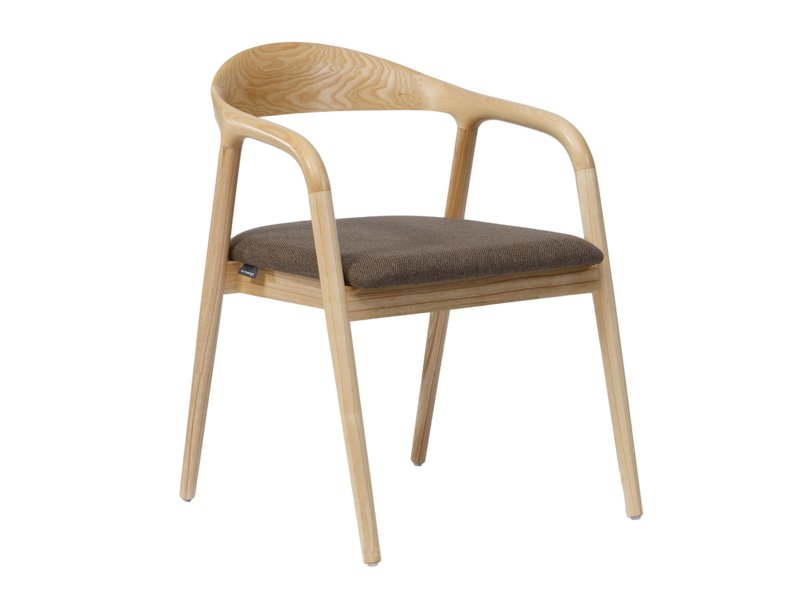 Стул Касл Рогожка Коричневый/Натуральный