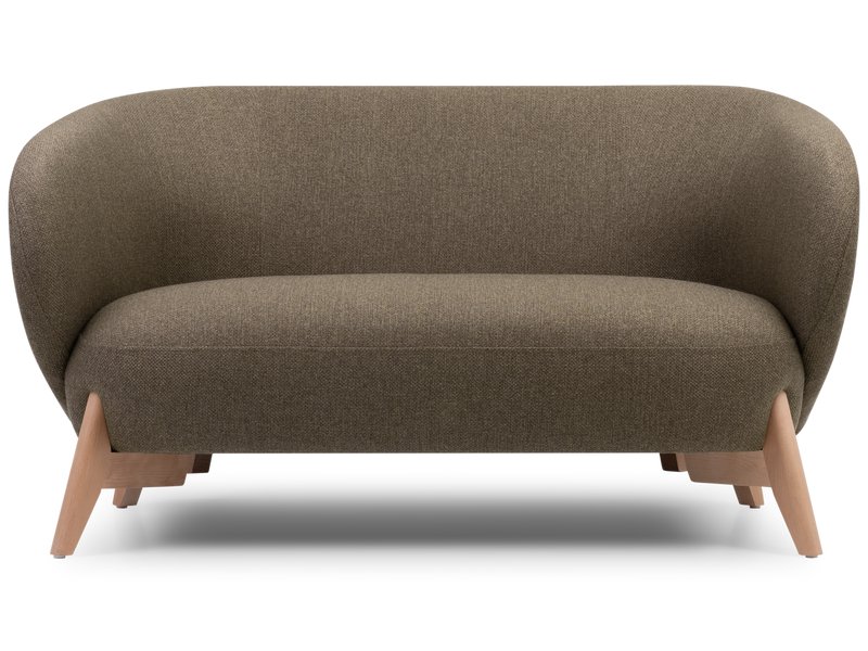 Диван прямой Тилар Рогожка Коричневый