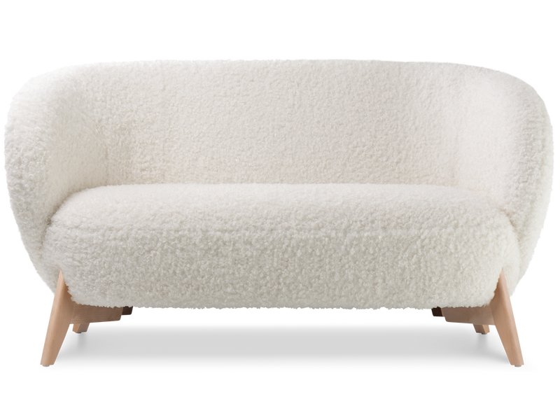 Диван прямой Тилар Мех Молочный