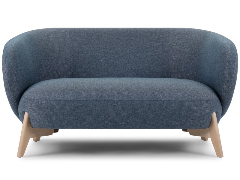 Диван прямой Тилар Рогожка Синий